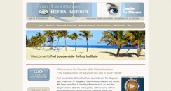 Desktop Screenshot of fortlauderdaleretina.com